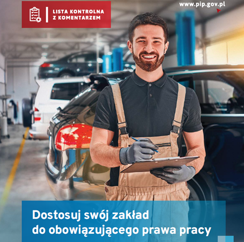 Broszura PIP pt. Dostosuj swój zakład do obowiązującego prawa pracy - lista kontrolna